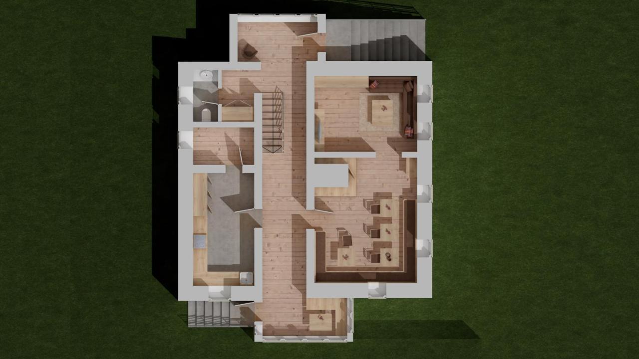 Sotciastel Antico Chalet Abtei Exterior foto
